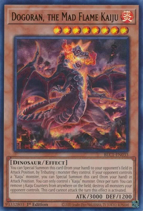 Dogoran, the Mad Flame Kaiju — Battles of Legend: Chapter 1 — Yu-Gi-Oh!
