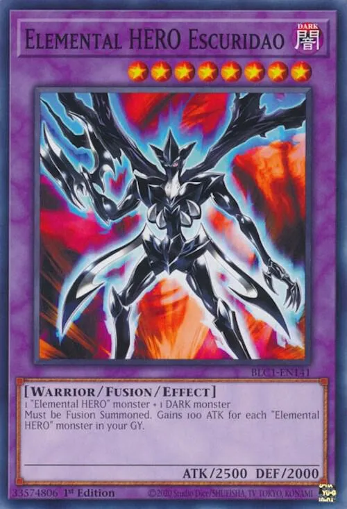 Elemental HERO Escuridao from Battles of Legend: Chapter 1 - Yu-Gi-Oh!