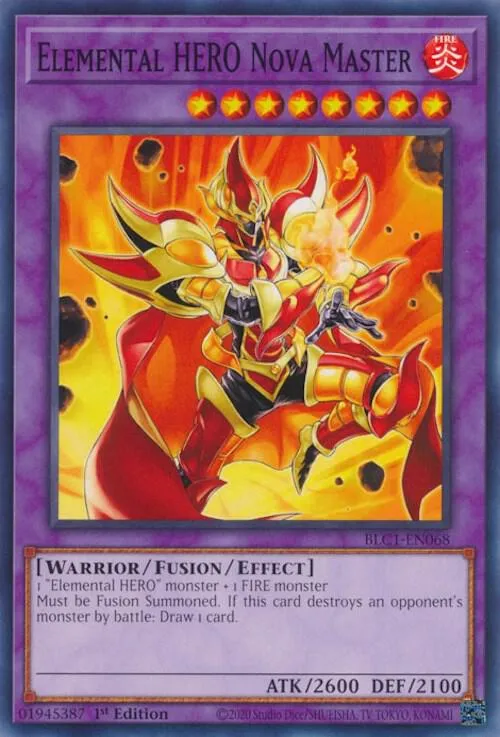 Elemental HERO Nova Master — Battles of Legend: Chapter 1 — Yu-Gi-Oh!