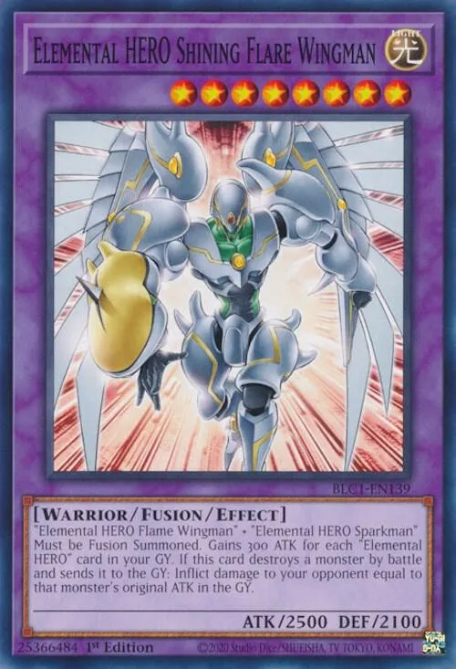 Elemental HERO Shining Flare Wingman — Battles of Legend: Chapter 1 — Yu-Gi-Oh!