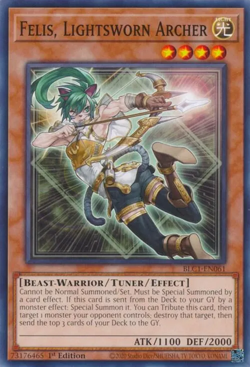Felis, Lightsworn Archer from Battles of Legend: Chapter 1 - Yu-Gi-Oh!