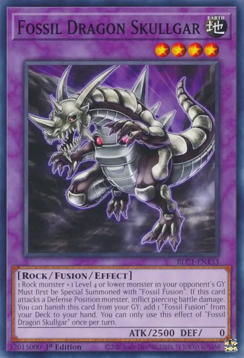 Fossil Dragon Skullgar — Battles of Legend: Chapter 1 — Yu-Gi-Oh!