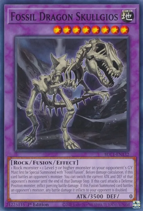 Fossil Dragon Skullgios — Battles of Legend: Chapter 1 — Yu-Gi-Oh!