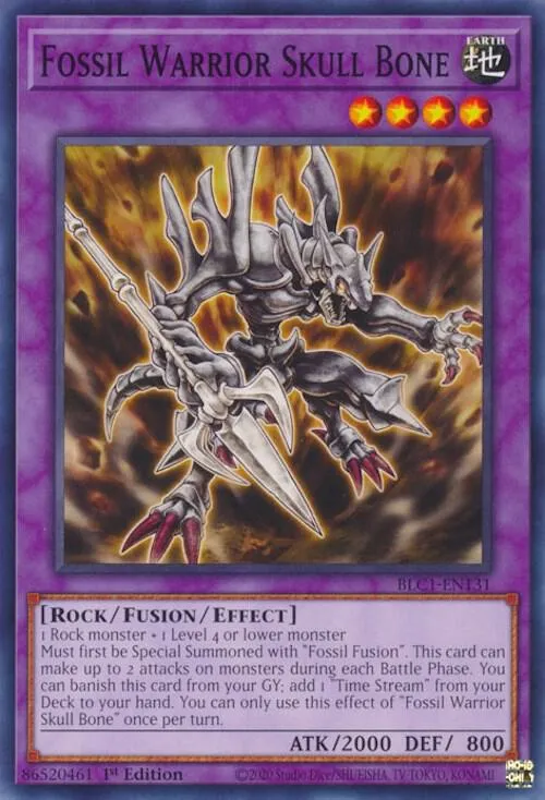 Fossil Warrior Skull Bone — Battles of Legend: Chapter 1 — Yu-Gi-Oh!