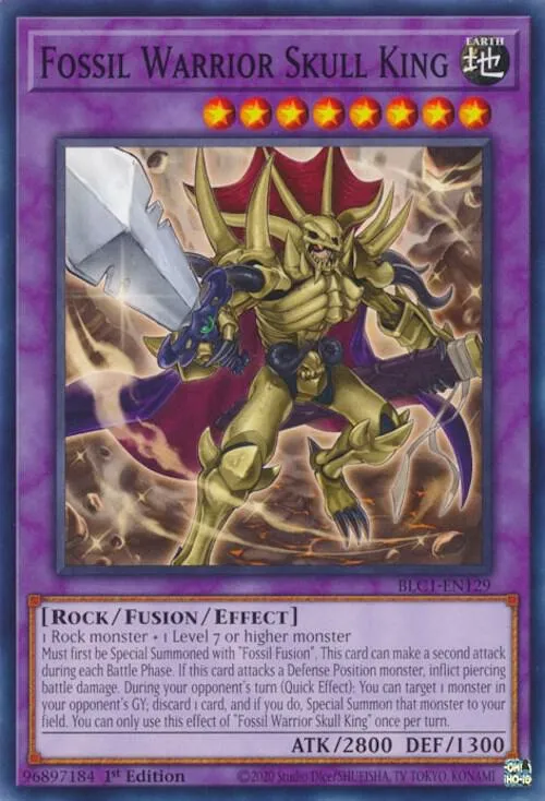 Fossil Warrior Skull King from Battles of Legend: Chapter 1 - Yu-Gi-Oh!