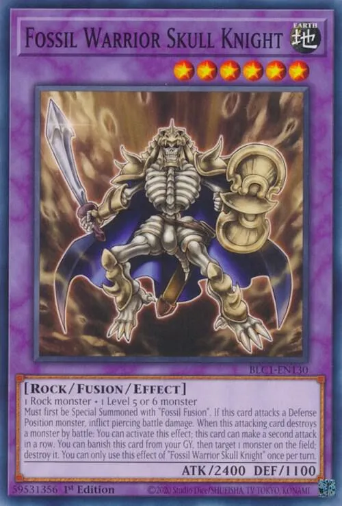 Guerrier Fossile Chevalier Squelette from Battles of Legend: Chapter 1 - Yu-Gi-Oh!