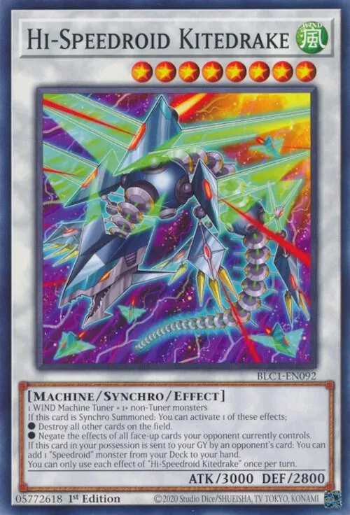 Hi-Speedroid Kitedrake — Battles of Legend: Chapter 1 — Yu-Gi-Oh!