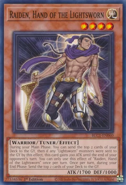 Raiden, Hand of the Lightsworn from Battles of Legend: Chapter 1 - Yu-Gi-Oh!