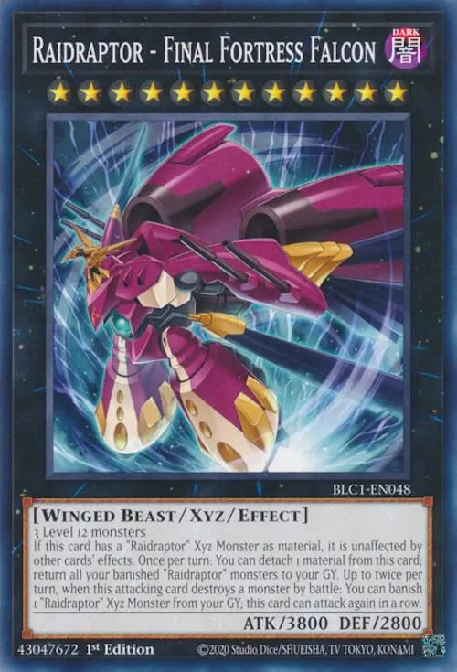 Raidraptor - Final Fortress Falcon — Battles of Legend: Chapter 1 — Yu-Gi-Oh!
