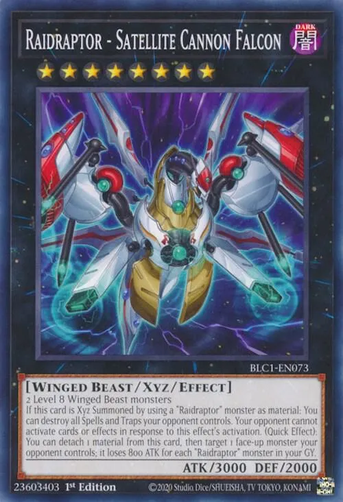 Raidraptor - Satellite Cannon Falcon — Battles of Legend: Chapter 1 — Yu-Gi-Oh!