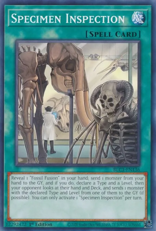 Specimen Inspection — Battles of Legend: Chapter 1 — Yu-Gi-Oh!