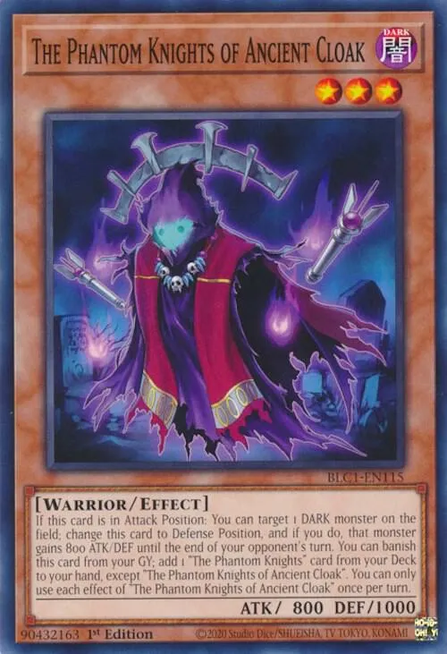 The Phantom Knights of Ancient Cloak — Battles of Legend: Chapter 1 — Yu-Gi-Oh!