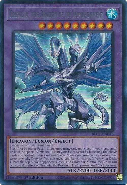 Trishula, le Dragon de l'Emprisonnement Glacial — Battles of Legend: Chapter 1 — Yu-Gi-Oh!