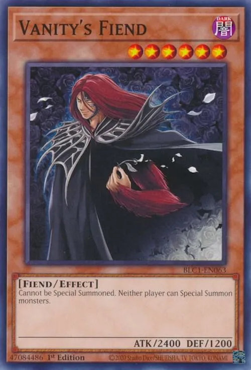 Vanity's Fiend — Battles of Legend: Chapter 1 — Yu-Gi-Oh!