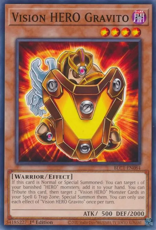 Vision HERO Gravito — Battles of Legend: Chapter 1 — Yu-Gi-Oh!