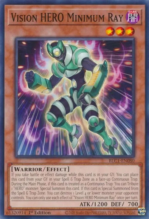 Vision HERO Minimum Ray — Battles of Legend: Chapter 1 — Yu-Gi-Oh!