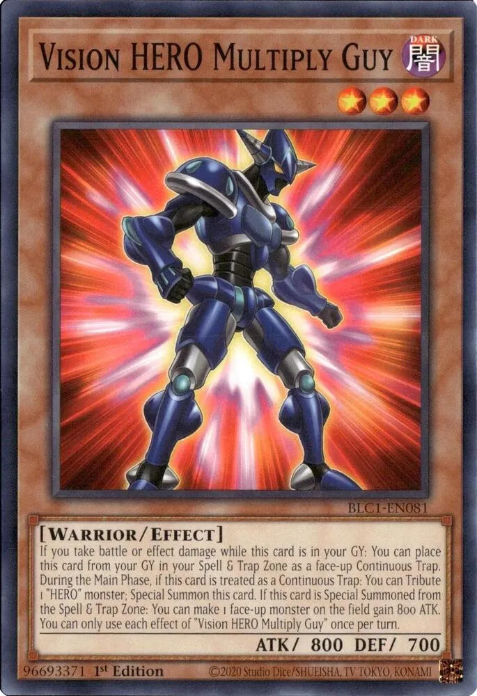 Vision HERO Multiply Guy — Battles of Legend: Chapter 1 — Yu-Gi-Oh!