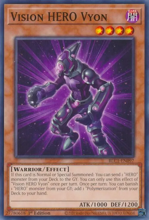 Vision HERO Vyon — Battles of Legend: Chapter 1 — Yu-Gi-Oh!