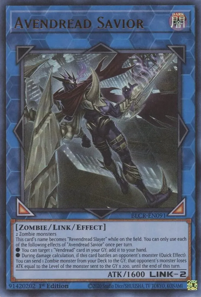 Avendread Savior — Battles of Legend: Crystal Revenge — Yu-Gi-Oh!