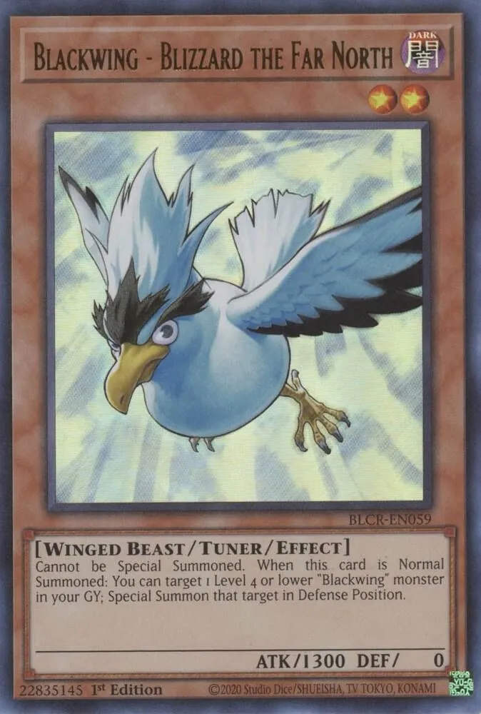 Blackwing - Blizzard the Far North — Battles of Legend: Crystal Revenge — Yu-Gi-Oh!