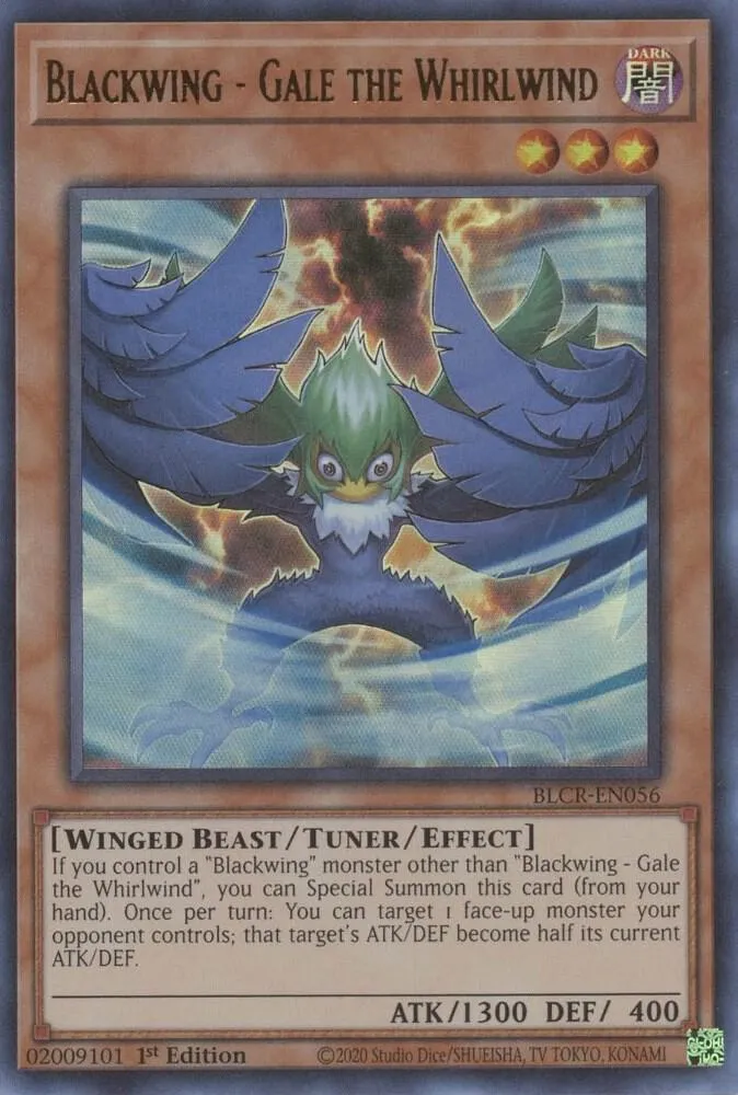 Blackwing - Gale the Whirlwind — Battles of Legend: Crystal Revenge — Yu-Gi-Oh!