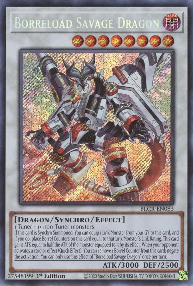 Dragon Sauvage Chargeborrelle — Battles of Legend: Crystal Revenge — Yu-Gi-Oh!