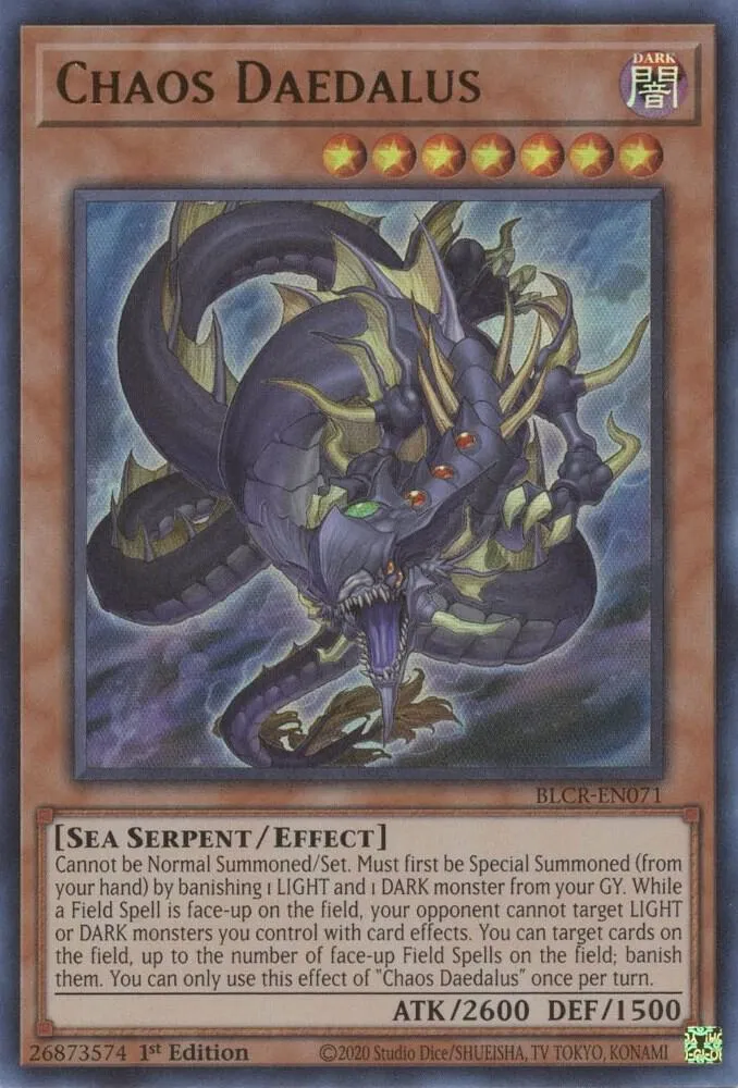 Chaos Daedalus — Battles of Legend: Crystal Revenge — Yu-Gi-Oh!
