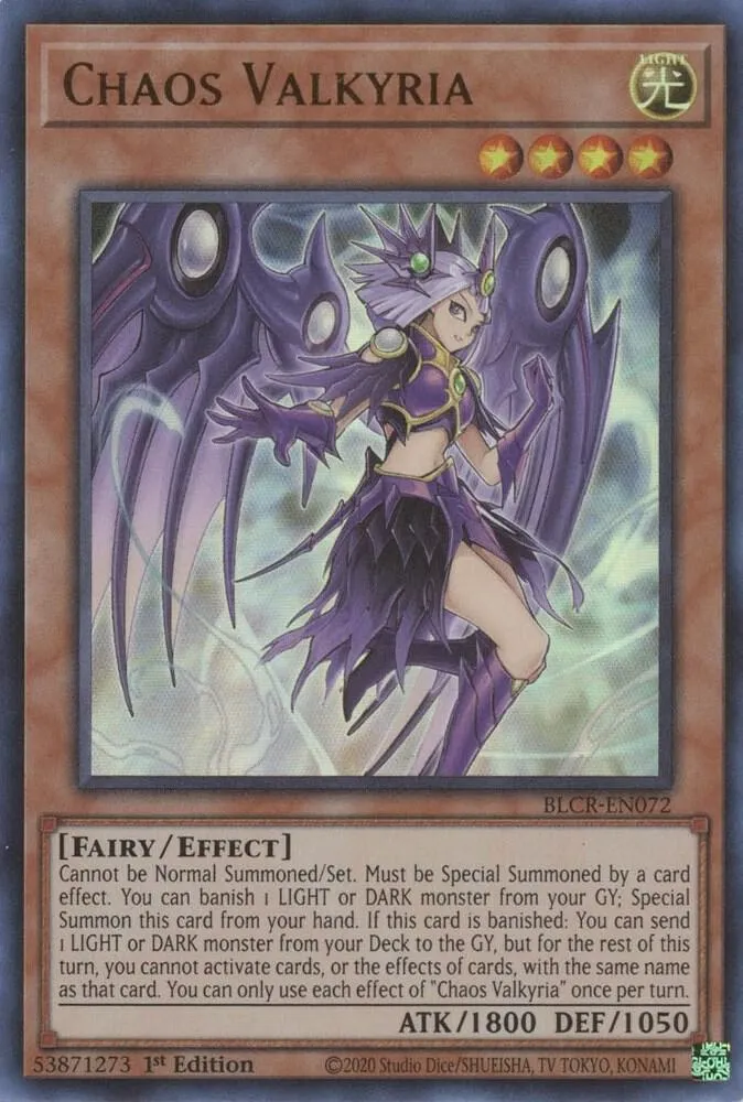Chaos Valkyria — Battles of Legend: Crystal Revenge — Yu-Gi-Oh!