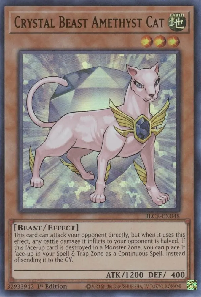 Crystal Beast Amethyst Cat — Battles of Legend: Crystal Revenge — Yu-Gi-Oh!