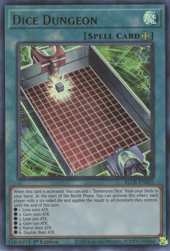 Dice Dungeon — Battles of Legend: Crystal Revenge — Yu-Gi-Oh!