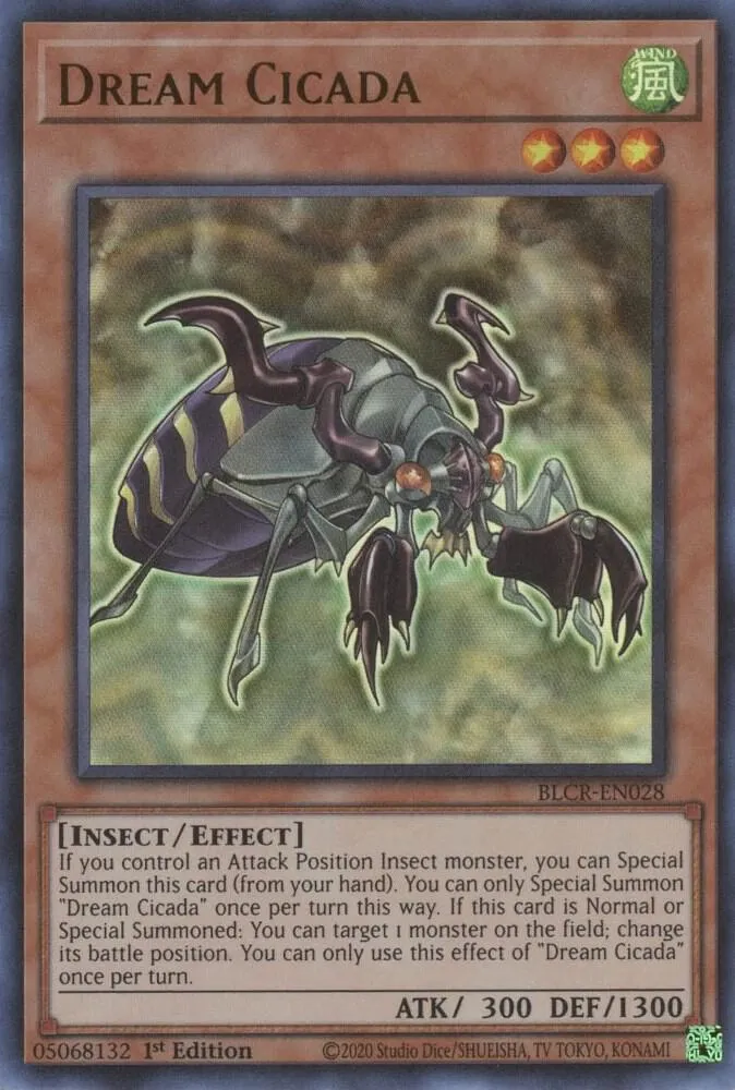 Dream Cicada — Battles of Legend: Crystal Revenge — Yu-Gi-Oh!