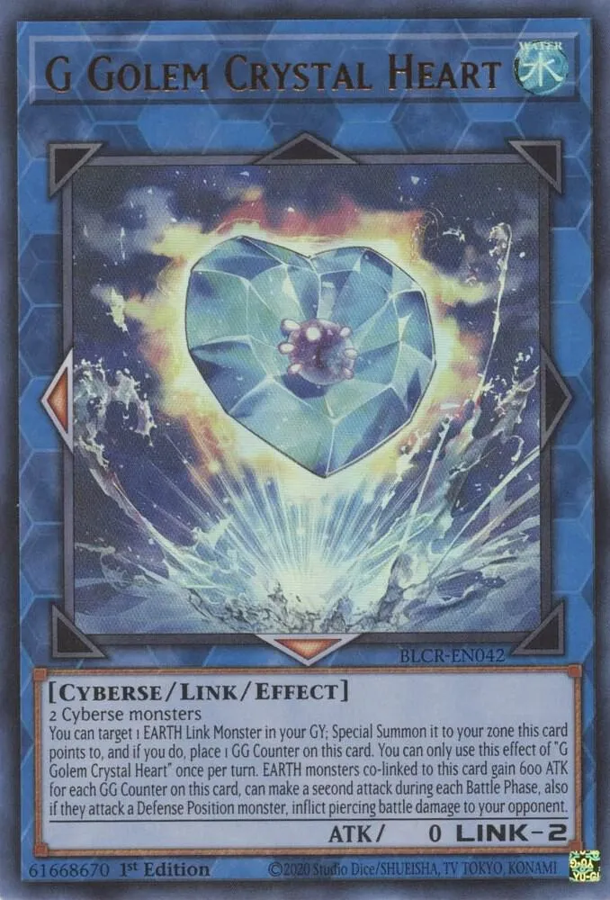 G Golem Cœur de Cristal — Battles of Legend: Crystal Revenge — Yu-Gi-Oh!