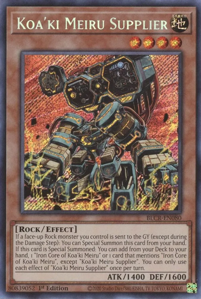 Koa'ki Meiru Supplier — Battles of Legend: Crystal Revenge — Yu-Gi-Oh!