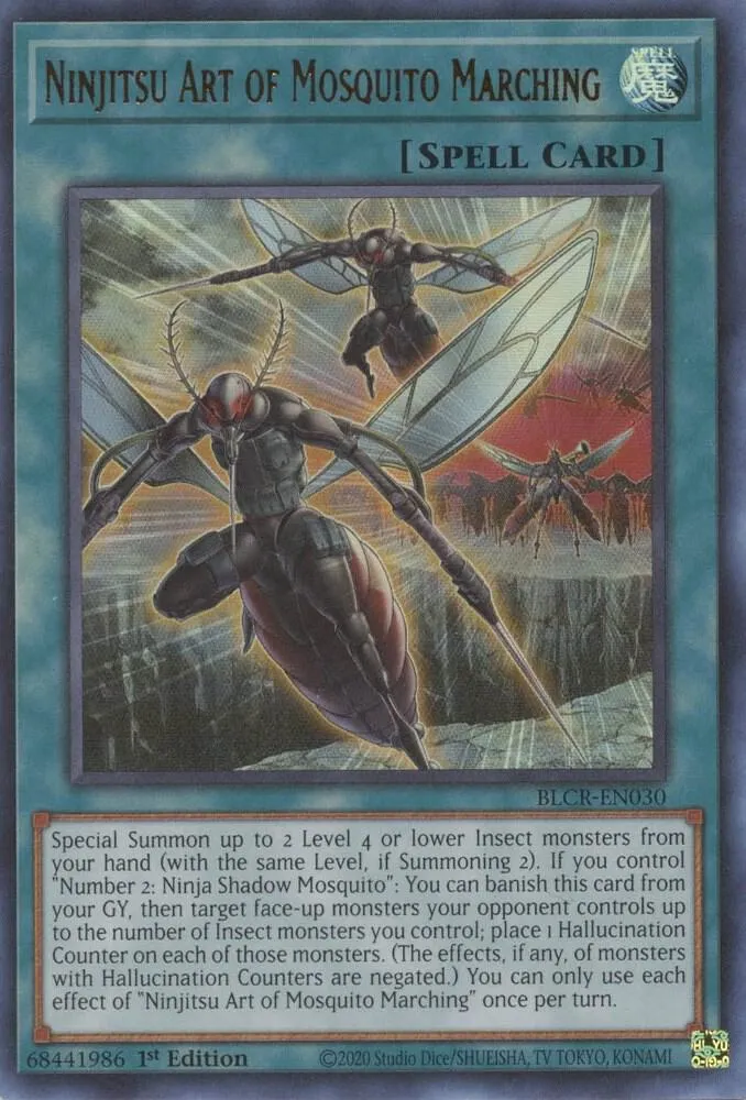 Ninjitsu Art of Mosquito Marching — Battles of Legend: Crystal Revenge — Yu-Gi-Oh!