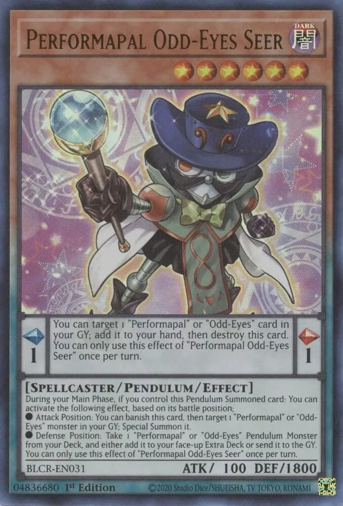 Performapal Odd-Eyes Seer — Battles of Legend: Crystal Revenge — Yu-Gi-Oh!