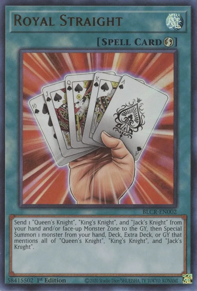 Royal Straight — Battles of Legend: Crystal Revenge — Yu-Gi-Oh!