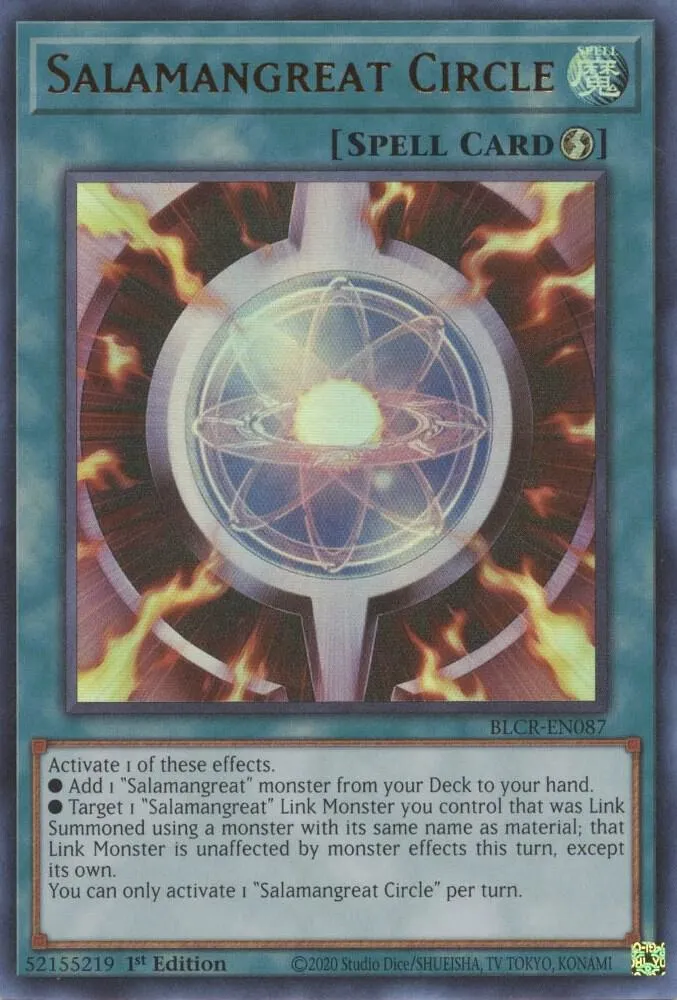 Salamangreat Circle — Battles of Legend: Crystal Revenge — Yu-Gi-Oh!