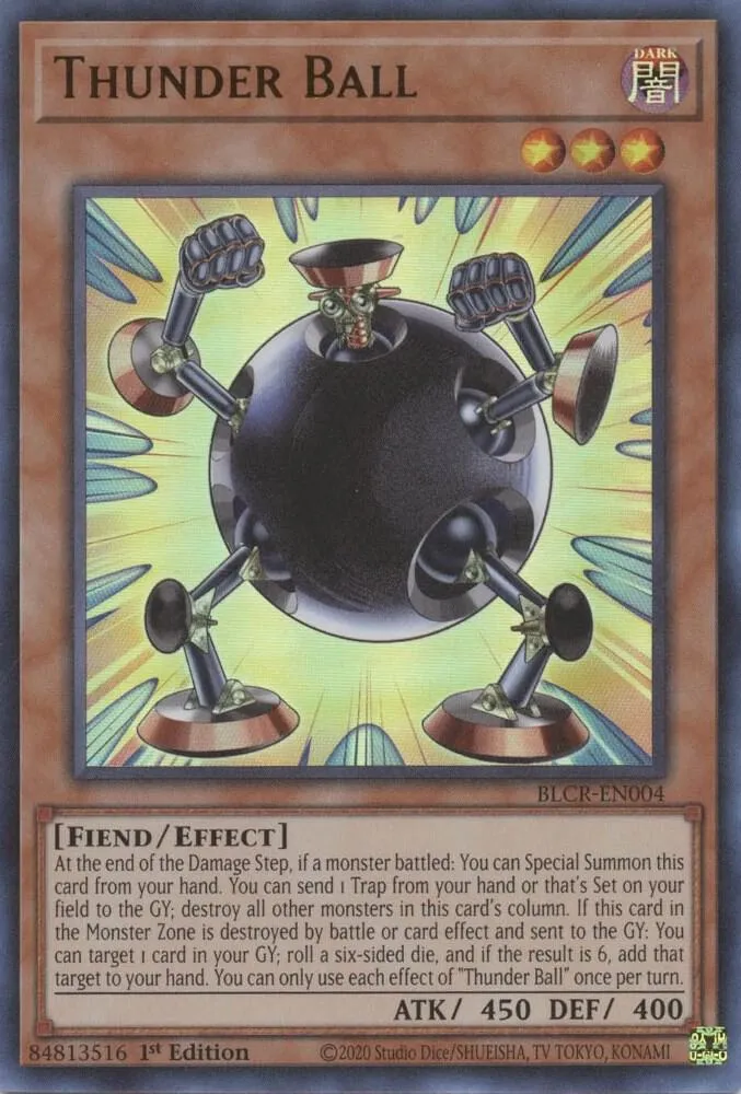 Thunder Ball — Battles of Legend: Crystal Revenge — Yu-Gi-Oh!