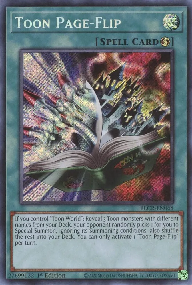 Toon Page-Flip — Battles of Legend: Crystal Revenge — Yu-Gi-Oh!