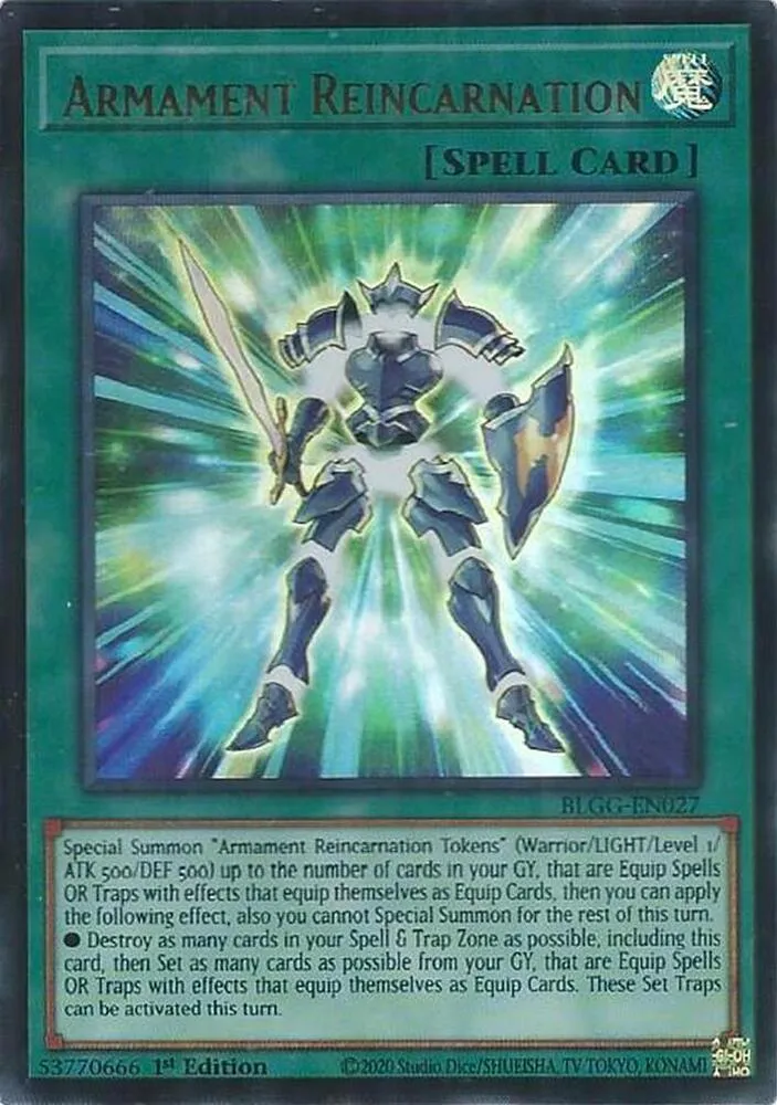 Armament Reincarnation — Battles of Legend: Glorious Gallery — Yu-Gi-Oh!