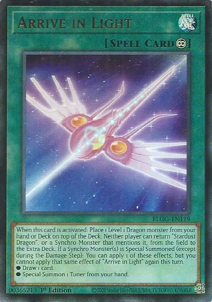 Arrive in Light — Battles of Legend: Glorious Gallery — Yu-Gi-Oh!
