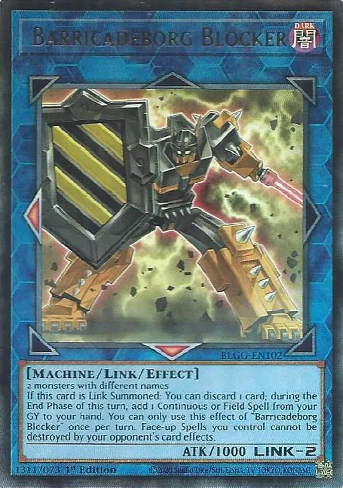 Barricadeborg Blocker — Battles of Legend: Glorious Gallery — Yu-Gi-Oh!
