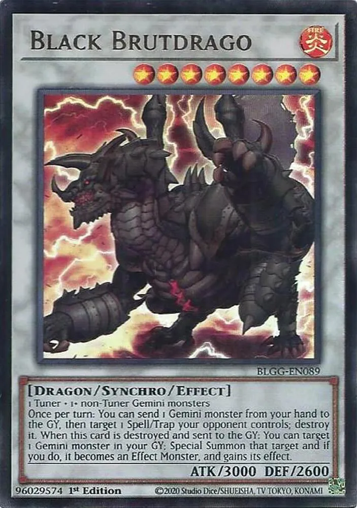 Black Brutdrago — Battles of Legend: Glorious Gallery — Yu-Gi-Oh!