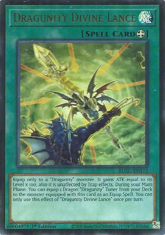 Dragunity Divine Lance — Battles of Legend: Glorious Gallery — Yu-Gi-Oh!
