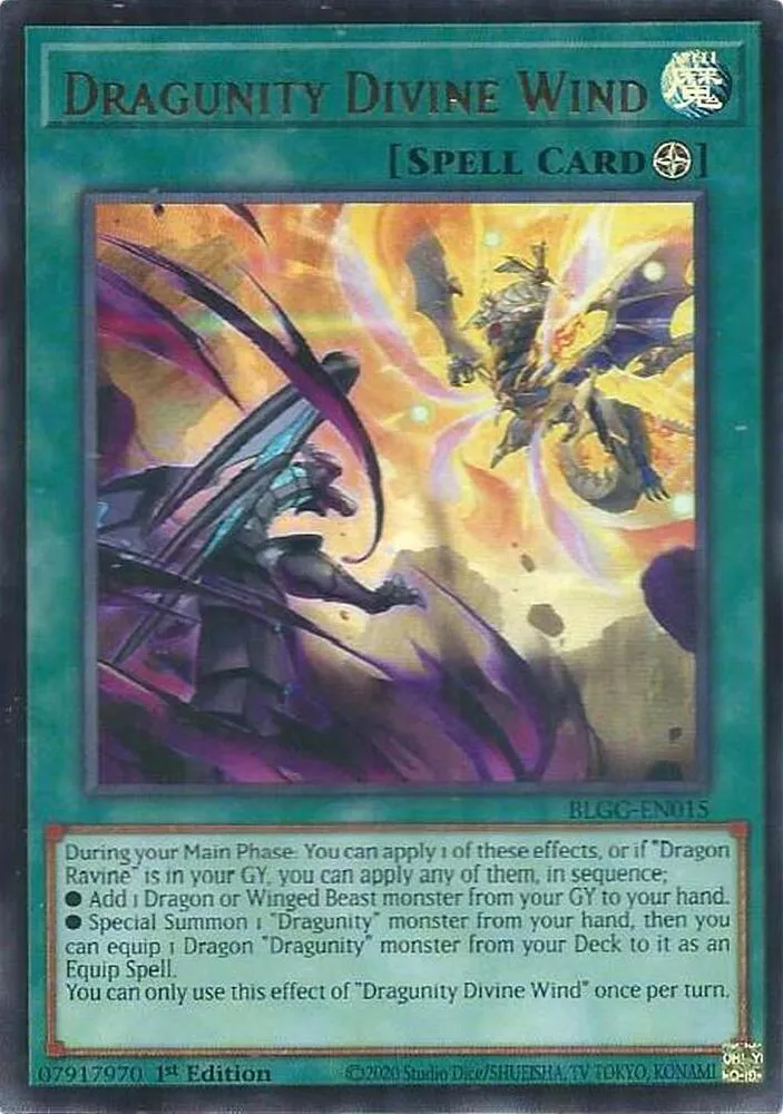 Dragunity Divine Wind — Battles of Legend: Glorious Gallery — Yu-Gi-Oh!