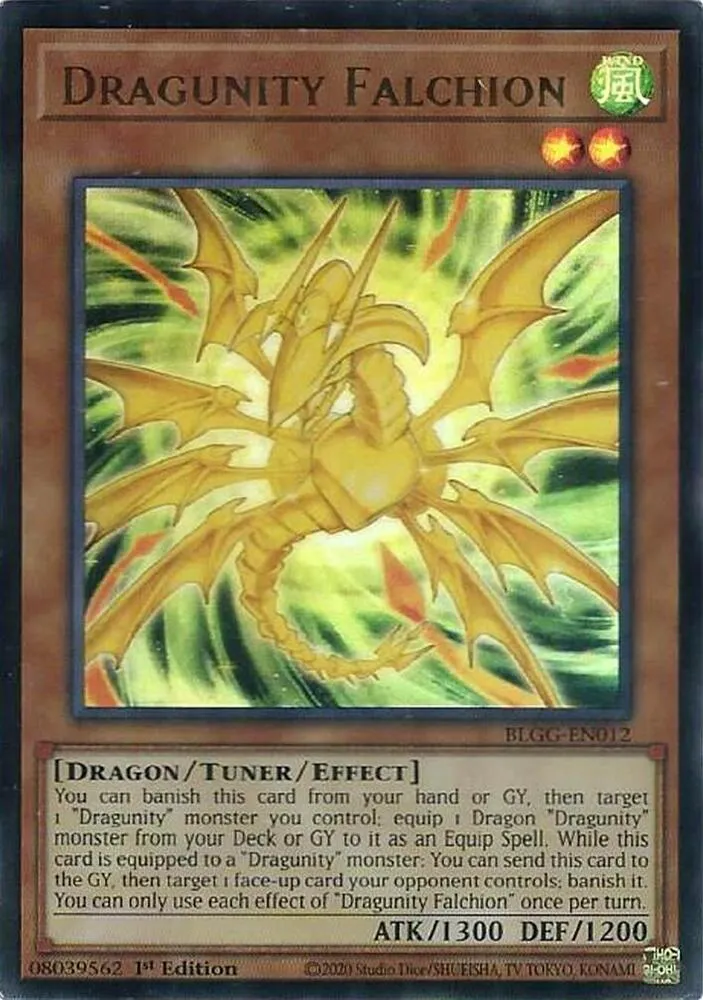 Dragunity Falchion — Battles of Legend: Glorious Gallery — Yu-Gi-Oh!