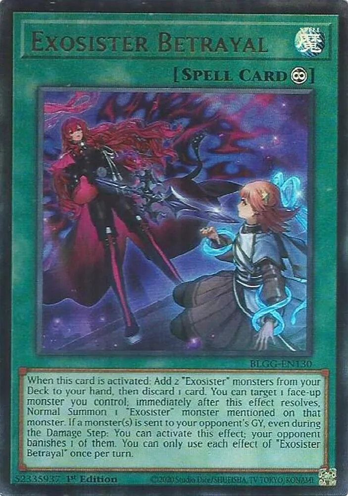 Exosister Betrayal — Battles of Legend: Glorious Gallery — Yu-Gi-Oh!