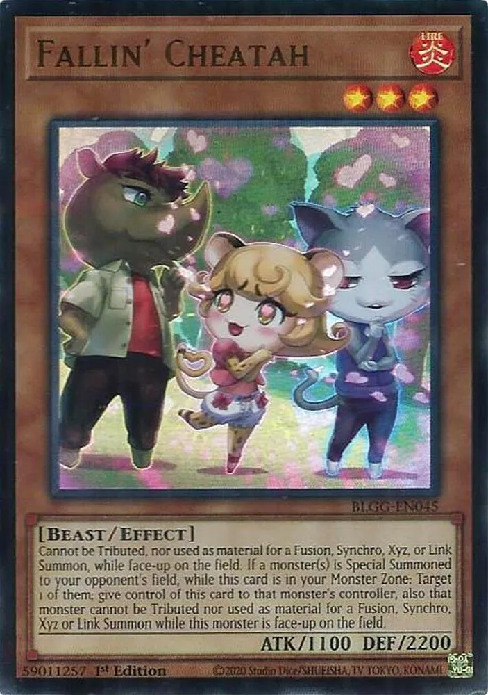 Fallin' Cheatah — Battles of Legend: Glorious Gallery — Yu-Gi-Oh!