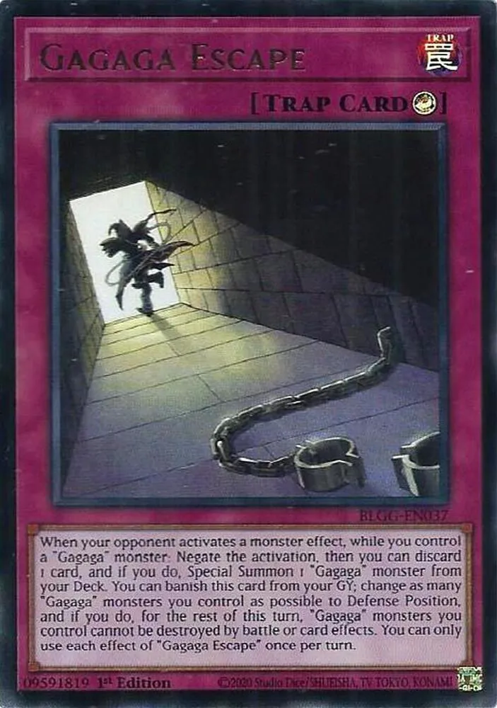 Gagaga Escape — Battles of Legend: Glorious Gallery — Yu-Gi-Oh!