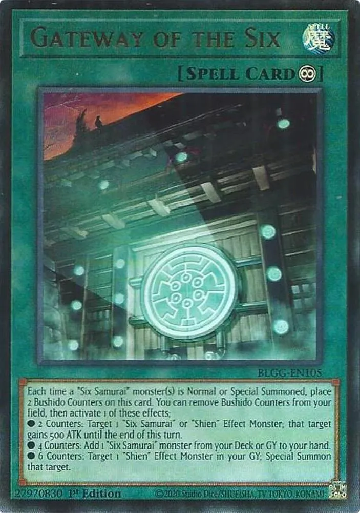 Gateway of the Six — Battles of Legend: Glorious Gallery — Yu-Gi-Oh!